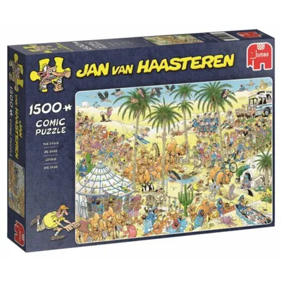 Produktbild von Jumbo Spiele Jumbo Jan van Haasteren Die Oase 1500 Teile Puzzle (19059)
