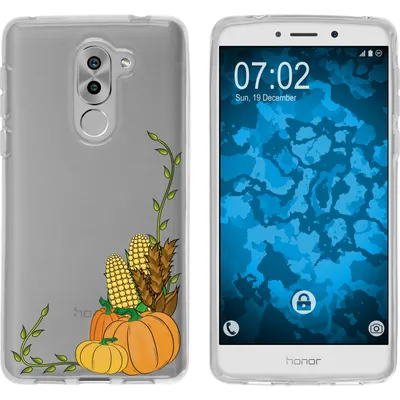 Produktbild von PhoneNatic Case kompatibel mit Huawei Honor 6x Silikon-Hülle Herbst Erntedankfest/Thanksgiving M5