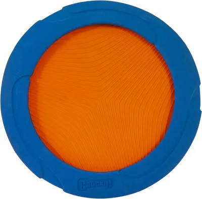 Zdjęcie produktu dla Chuckit! 33116, Pies, Dysk, Niebieski, Pomarańczowy, Guma, Przynoszenie, 229 mm