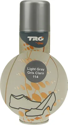 Produktbild von TRG Renovator Wildleder Pflegespray hellgrau (114) Schuhfarbe Schuhspray für Wildleder & Nubukleder | mit Wildleder Pflegebürste | Schuhpflege zum Färben für Rauleder & Nubukleder & Textilschuhen