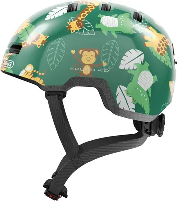 Image de Casque Enfant Abus 04774 - SKURB KID GREEN JUNGLE M