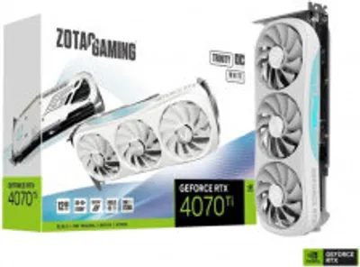 Produktbild von ZOTAC GAMING GeForce RTX 4070 Ti Trinity OC - White Edition