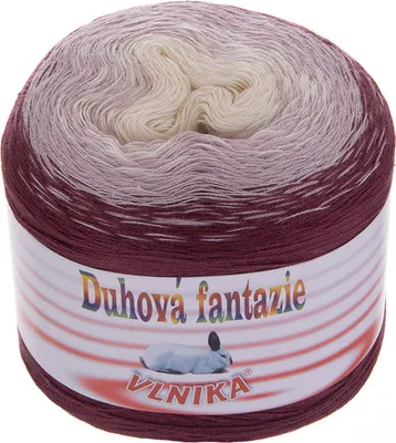 Produktbild von 200g Bobbel Wolle 4-fädig Farbverlaufsgarn Fantazie Häkelgarn Strickgarn