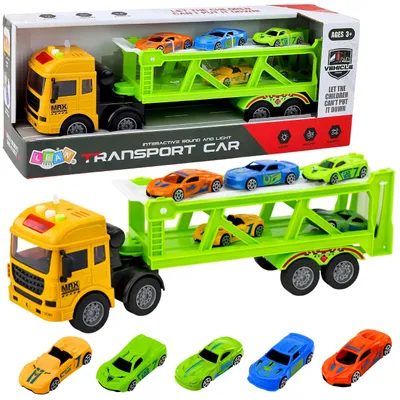 Obrázek produktu pro Lora Transport Truck S Auta Světla Zní Zeleně