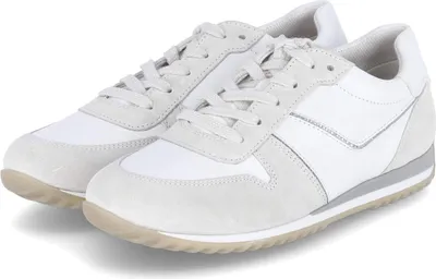 Produktbild von Paul Green 5332-05 Damen Low Sneaker Weiß Leder-Textil-Mix Größe: 31/2