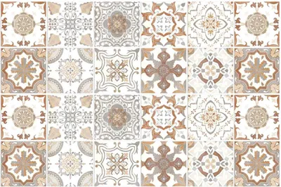 Produktbild von Fliesenaufkleber 24 Stück, PVC Wandtattoos 15 x 15 cm, Graubraun Fliesensticker Für Küche Und Bad