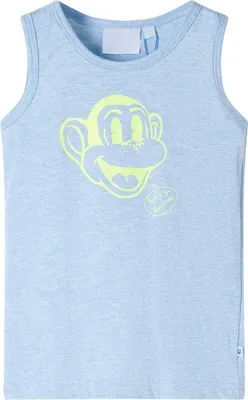 Produktbild von Kinder-Tanktop Hellblau Melange 128 11667