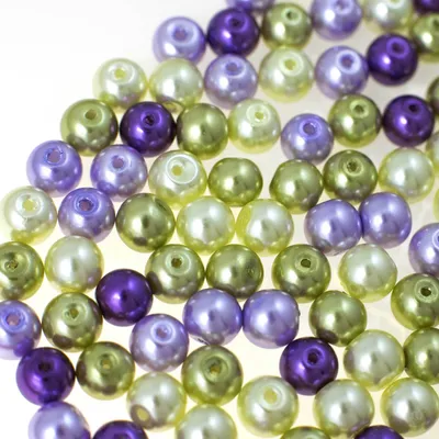 Produktbild von 400 Glas-Perlen 4mm Fädelperlen Bastelperlen Schmuckperlen Glasperlen Farbmix, Farbe:Farbmix 3