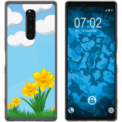 Produktbild von PhoneNatic Case kompatibel mit Sony Xperia 1 Silikon-Hülle Ostern M4