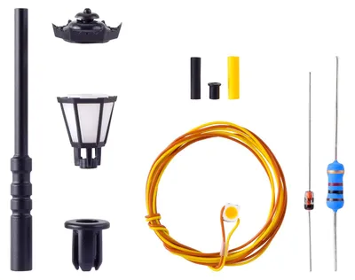 Produktbild von Viessmann 6720 - H0 Bausatz Parklaterne, LED warmweiß  - Neu