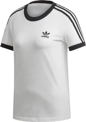 Produktbild von Adidas Originals Damen T-Shirt 3 STR TEE, Größe:32, Farben:white/black