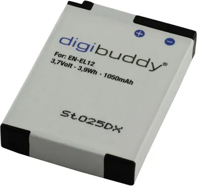 Produktbild von digibuddy Akku kompatibel zu Nikon EN-EL12 Li-Ion