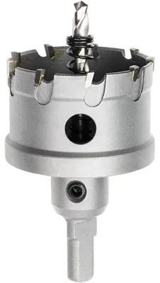 Productafbeelding van Tandfrees met hardmetalen tanden, HSS-boor voor metaal, roestvrij staal, ijzer, hout en kunststof, 50 mm