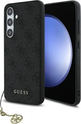 Produktbild von Guess GUHCS24FEGF4GGR S24 FE S721         grau hardcase 4G Charms Collection Schutzhülle