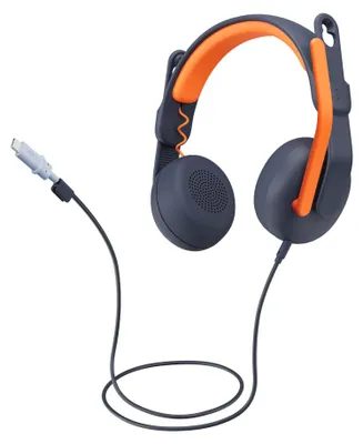 Produktbild von Logitech Zone Learn On-Ear Wired Headset for Learners, USB-A - Kopfhörer mit Mikrofon - On-Ear - Ersatz - kabelgebunden - USB-C