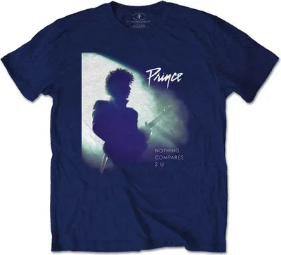 Produktbild von Prince Nothing Compares 2 U Navy Blue XL T-Shirt