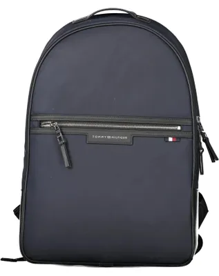 Produktbild von Stylischer blauer Herrenrucksack aus recyceltem Material mit Laptopfach