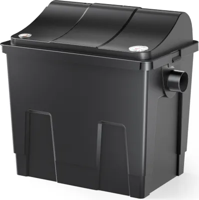 Produktbild von SunSun CBF-200U Bioteichfilter mit 9W UVC Einheit, Filtersystem für Koi Teich, 6.000 l/h inkl Filtermaterial Biofilter Teichfilter Durchlauffilter Filteranlage