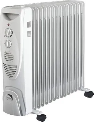 Zdjęcie produktu dla Grzejnik olejowy 2000 W z 9 żebrami i termostatem