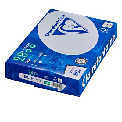 Image de Clairefontaine 2800C Kopierpapier Laser2800 DIN A4 80 g/qm 500 Blatt