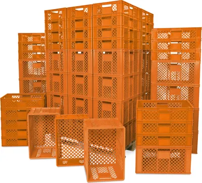 Produktbild von Eurobehälter / Bäckerkiste, 42x 600x400x150mm, 36x 600x400x320mm, orange