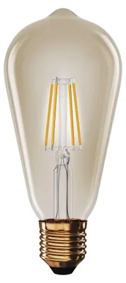 LED žárovka Vintage ST64 / E27 / 4,5 W (40 W) / 420 lm / teplá bílá