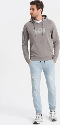 Produktbild von Ombre Clothing Denim-Hosen für Männer Valmaer hellblau XL