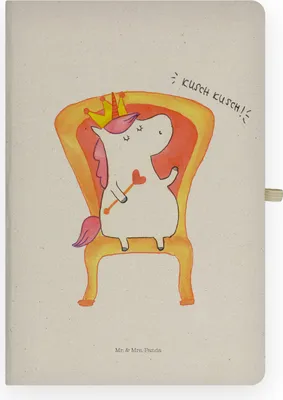 Produktbild von Mr. & Mrs. Panda Kladde Einhorn Prinzessin - Transparent - Geschenk, Monat, notizbuch, Adressbuch, Geburtstag, Unicorn, Journal, Geburtstagsgeschenk, Tagebuch
