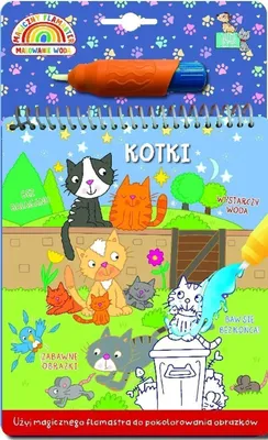 Zdjęcie produktu dla Kotki. Malowanka Wodna z Flamastrem