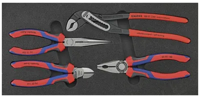 Produktbild von Knipex Werkzeugmodul 1/3 Zangen 4-tlg.