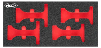 Produktbild von Vigor V4915-L, Teiler-Set, Schwarz, Rot, Vigor V4915, 188 mm, 393 mm, 35 mm
