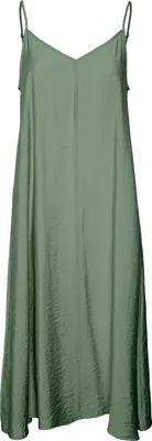 Produktbild von VERO MODA Leichtes Spaghettiträger Kleid mit Seidenoptik Midi Dress Größe: S