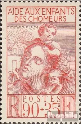 Produktbild von Briefmarken Frankreich 1939 Mi 447 (kompl.Ausg.) postfrisch Arbeitslosenkind