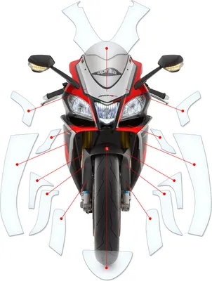 Produktbild von Lackschutzfolie Steinschlagschutz passend für Aprilia RSV4 2015-2017