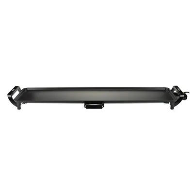 Produktbild von Bourgini Multi Plate XXL – Backplatte – Grillgerät – 90 x 24 cm – Teppanyaki – Antihaftbeschichtung – Schwarz