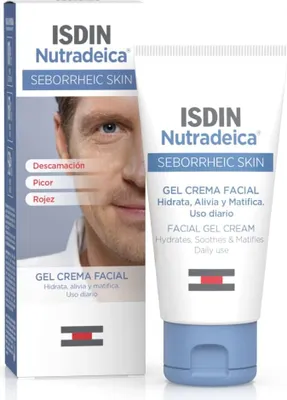 Image de Isdin Nutradeica Gel pour le visage Crème pour la peau séborrhéique 50ml