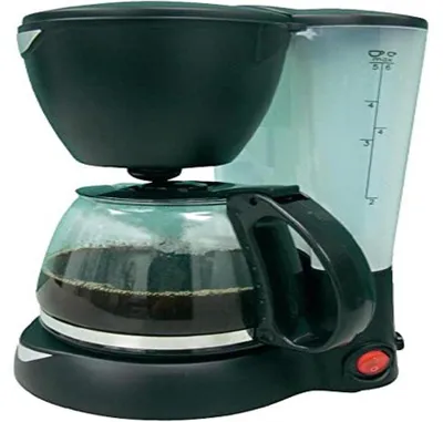 Kaffeekanne 5/6 Tassen, 12 V, Schwarz, Edelstahl