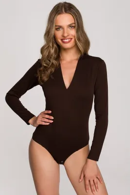 Zdjęcie produktu dla Body damskie Stylove Utek S327 brązowe XL