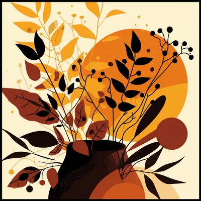 Produktbild von Plakat 100x100cm Obststrauß