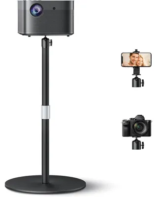 Obrázok produktu pre Držiak na projektor, výškovo nastaviteľný, rozsah 30-47 cm, s 1/4-palcovým závitom, nosnosť 5 kg, kovový