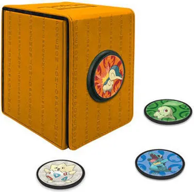 Obrázok produktu pre Ultra Pro – Alcove Click Deck Box pre Pokémon, motív: Johto