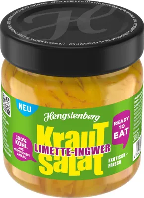 Hengstenberg Krautsalat mit Limette Ingwer ATG 230g Packung 425ml