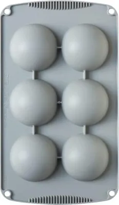 Produktbild von Silikonform für Monoporation HALBE KUGELN 70mm DECORA