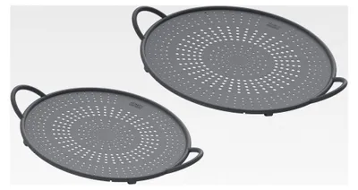 Produktbild von Silikon Spritzschutz Set grau 2 Stück