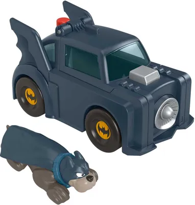 Image de Fisher-Price DC League of Super-Pets Ace avec Batmobile-Jet en set