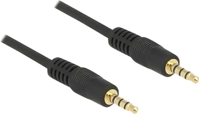 Immagine prodotto di DELOCK Klinkekabel 3,5mm -> 3,5mm St/St 1.00m schwarz