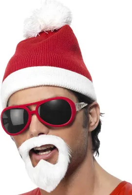 Produktbild von Weihnachtsmannset Set Weihnachtsmann Weihnachten Brille