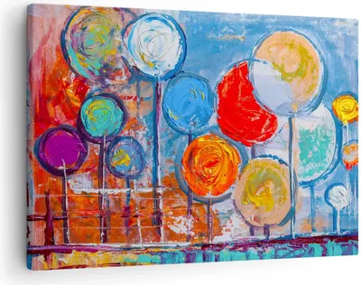 Produktbild von Bild auf Leinwand - Leinwandbild - Abstraktion modern - 70x50cm - Wand Bild - Wanddeko - Wandbilder - Leinwanddruck - Bilder - Kunstdruck - Wanddekoration - Leinwand bilder - Wandkunst - AA70x50-4013
