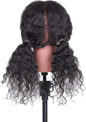 Immagine prodotto di Testa da styling per parrucchieri con capelli ricci Kavolet per studenti e parrucchieri.