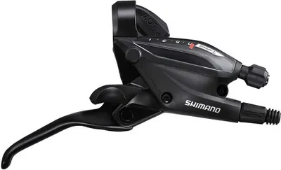 Zdjęcie produktu dla Manetka Shimano (prawa) z dźwignią hamulca 7-biegowego St-Ef505 3-palcowa, czarna